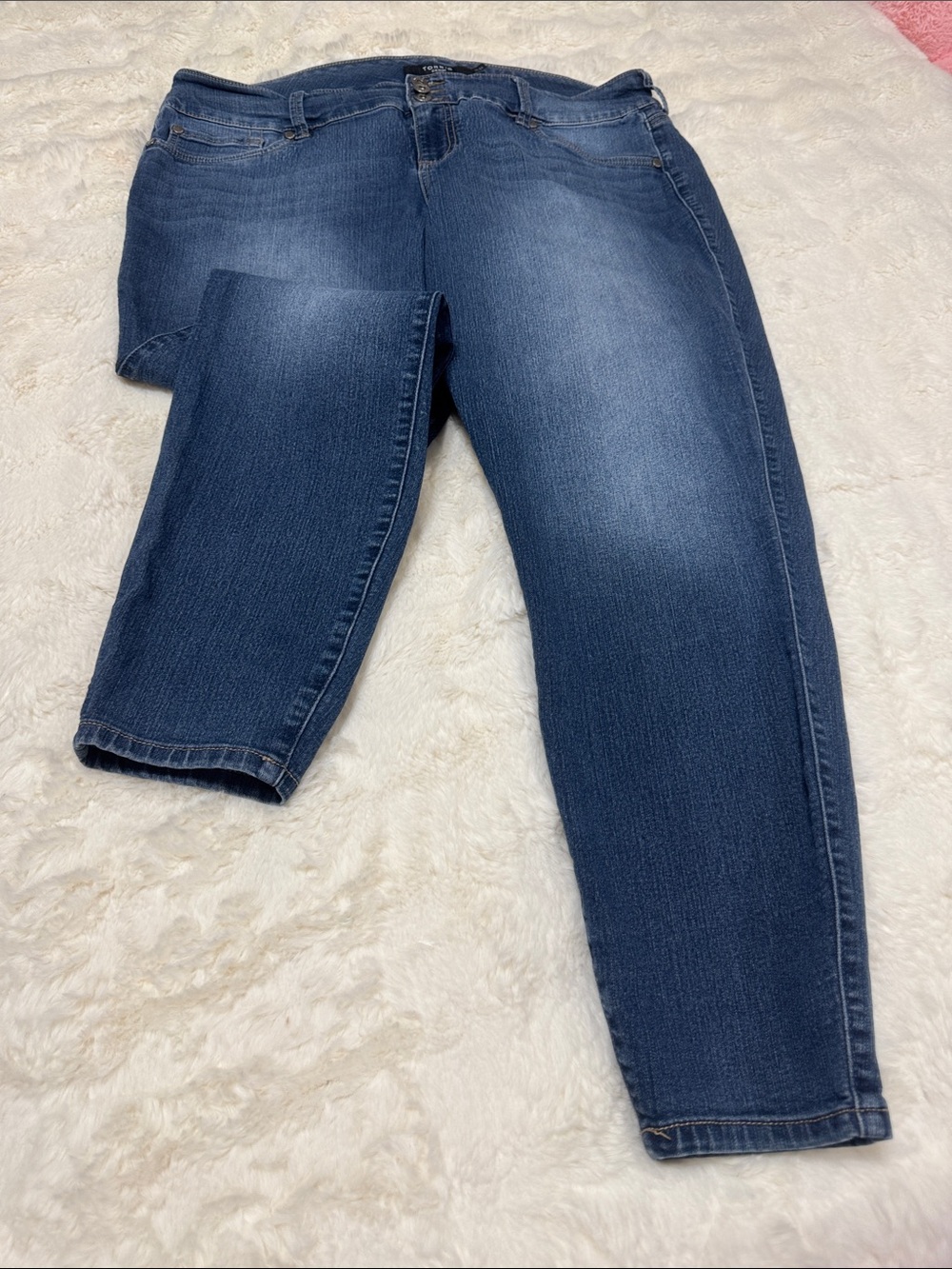 torrid Dark Blue Straight-Leg Jeans